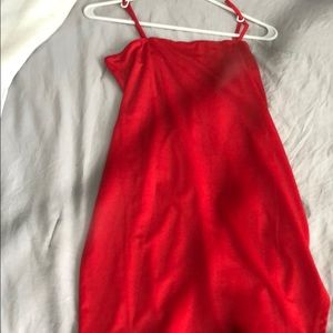 Simple Red Dress